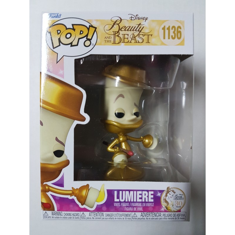 Disney Beauty and the Beast 1136 Lumiere Funko Pop