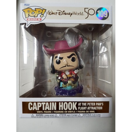 World Disney Wolrd 50 109 Captain Hook at Peter Pan's Flight Attraction Funko Pop