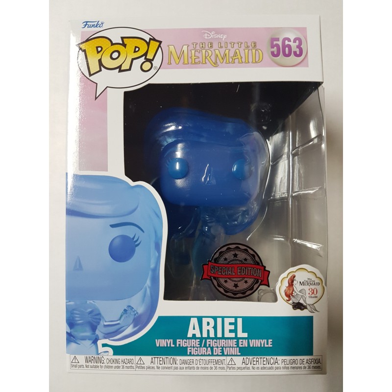 Disney The Little Mermaid 563 Ariel Translucent Special Edition Funko Pop