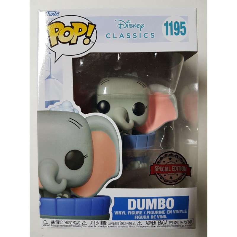 Disney Classics 1195 Dumbo in Bathtub ***IMPERFECT BOX*** Funko Pop