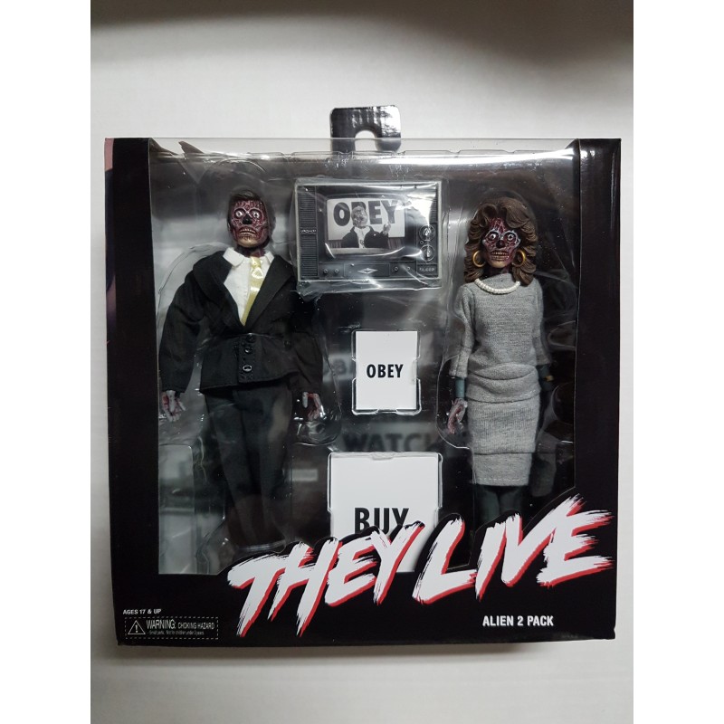 They Live Aliens 2 Pack NECA Authentic Figure