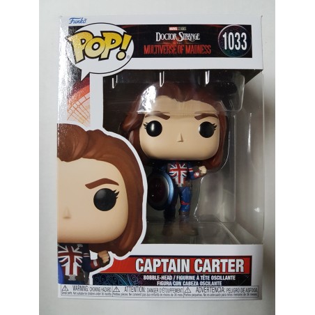 Marvel Doctor Strange Multiverse of Madness 1033 Captain Carter Funko Pop