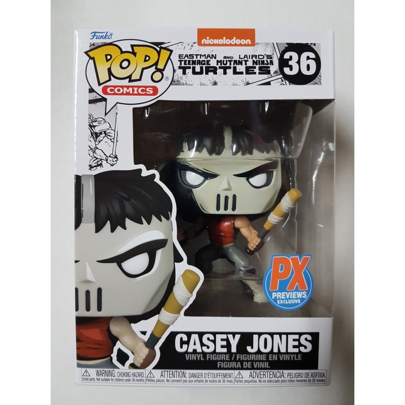 Teenage Mutant Ninja Turtles 36 Casey Jones PX Previews Exclusive Funko Pop