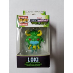 Marvel Mech Strike Monster Hunters Loki Funko Pocket Pop Keychain