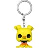 Disney Nightmare Before Christmas Zero Black Light Funko Pocket Pop Keychain