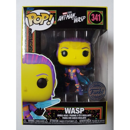 Marvel Ant-Man and the Wasp 341 Wasp Blacklight Special Edition Funko Pop