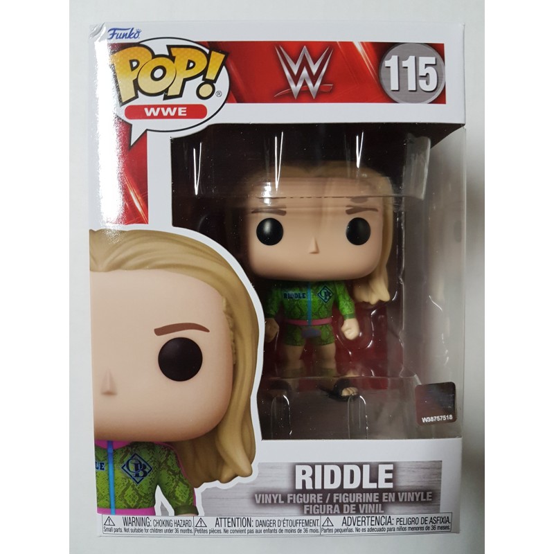 WWE 115 Riddle Funko Pop