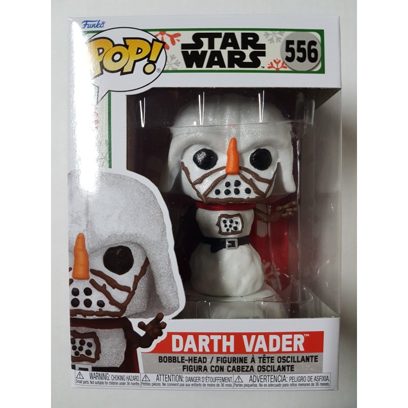 Holiday Star Wars 556 Snowman Darth Vader Funko Pop ***IMPERFECT BOX***