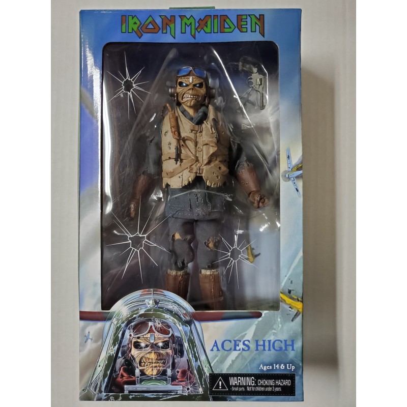 Iron Maiden Aces High Clothed NECA Authentic Figure