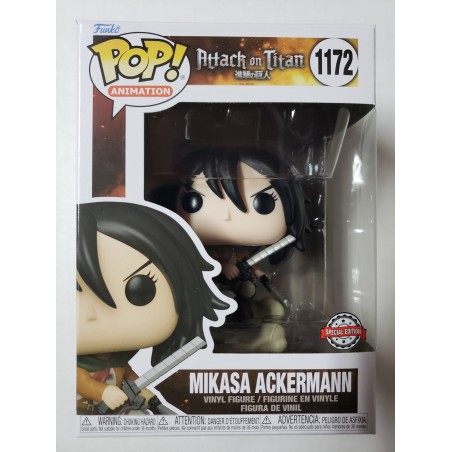 Attack on Titan 1172 Mikasa Ackermann Special Edition Funko Pop