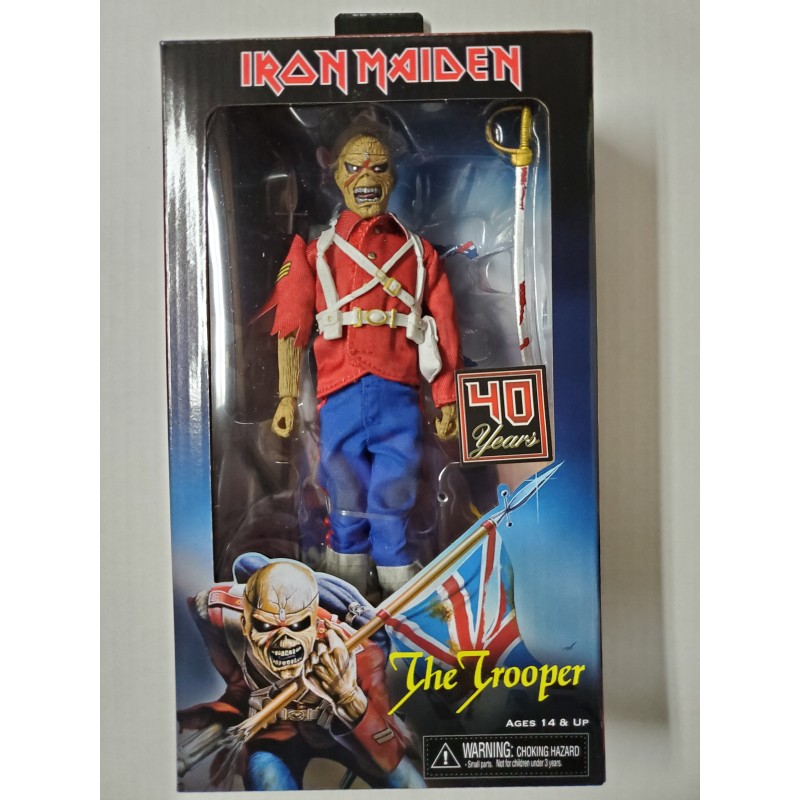 Iron Maiden The Trooper Clothed NECA Authentic Figure