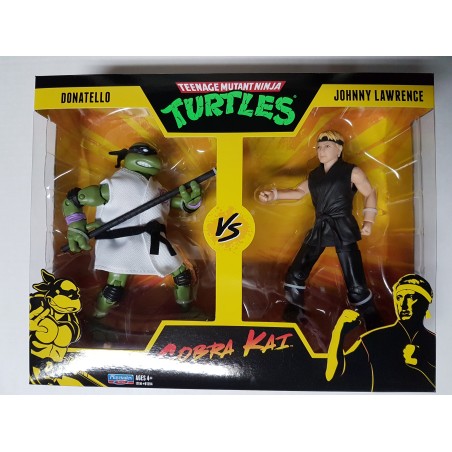 Donatello vs Johnny Lawrence Teenage Mutant Ninja Turtles vs Cobrai Kai Playmates 2-Pack