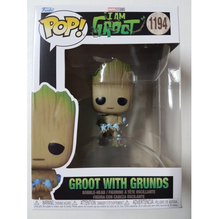 Marvel I Am Groot 1194 Groot with Grunds Funko Pop