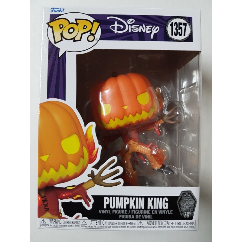 Disney The Nightmare Before Christmas 1357 Pumpkin King Funko Pop