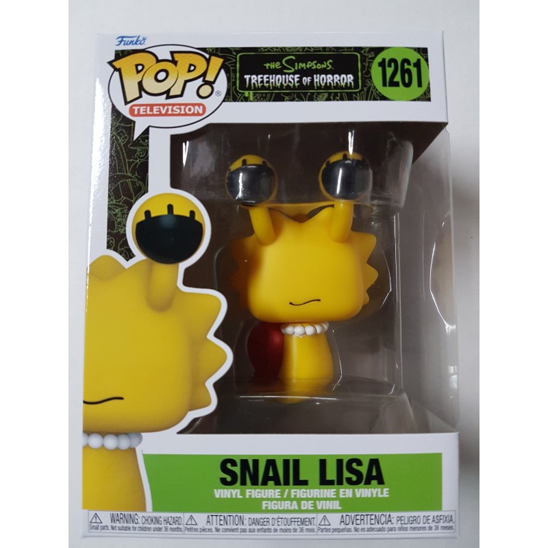 The Simpsons Treehouse of Horror 1261 Snail Lisa Funko Pop