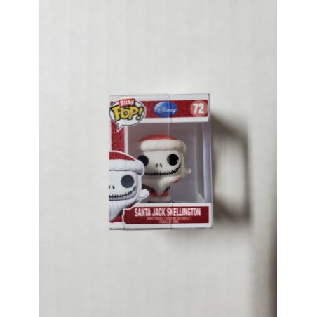 Bitty Pop Disney The Nightmare Before Christmas 72 Santa Jack Skellington Funko