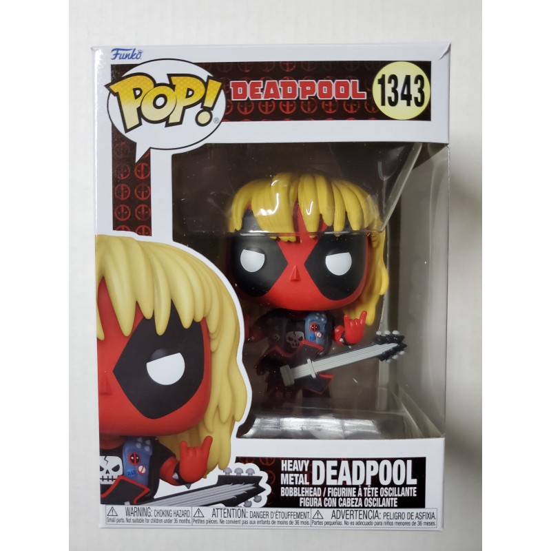 Deadpool 1343 Heavy Metal Deadpool Funko Pop