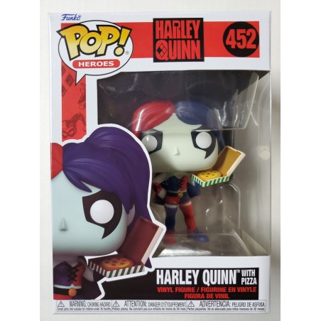 DC Heroes 452 Harley Quinn with Pizza Funko Pop