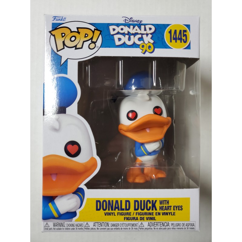 Disney 90th 1445 Donald Duck with Heart Eyes Funko Pop