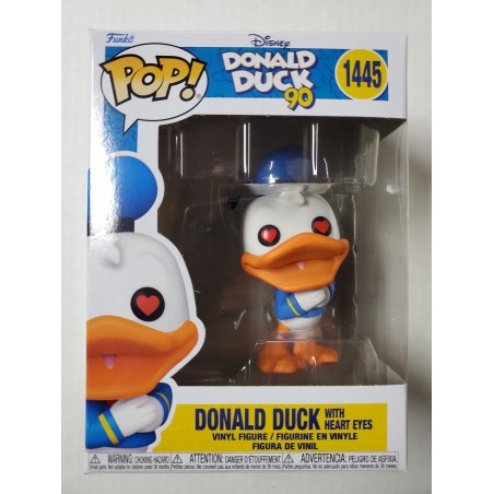 Disney 90th 1445 Donald Duck with Heart Eyes Funko Pop