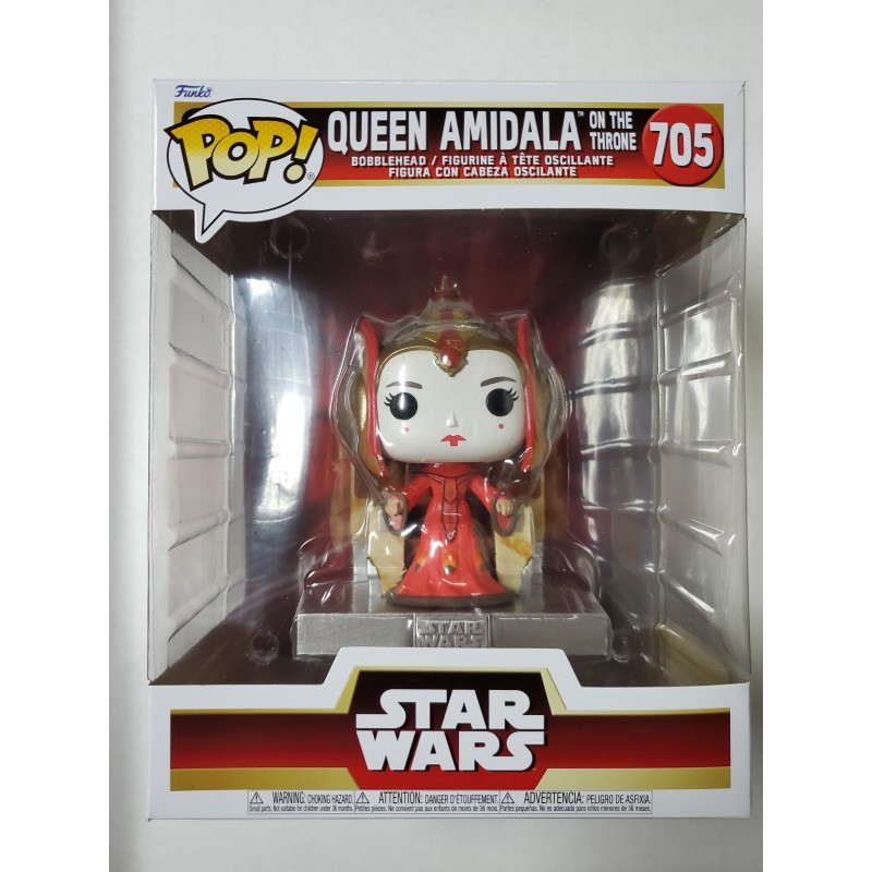 Star Wars The Phantom Menace 705 Queen Amidala on the Throne Funko Pop