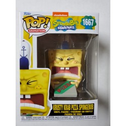 SpongeBob SquarePants 25th 1667 Krusty Krab Pizza SpongeBob Funko Pop