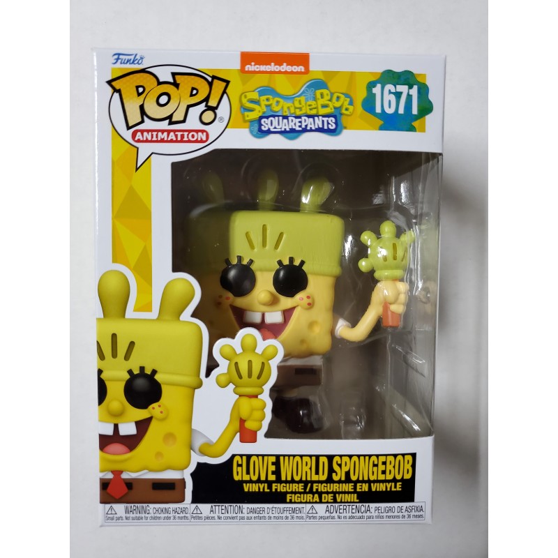 SpongeBob SquarePants 25th 1671 Glove World SpongeBob Funko Pop