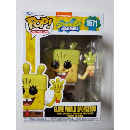 SpongeBob SquarePants 25th 1671 Glove World SpongeBob Funko Pop