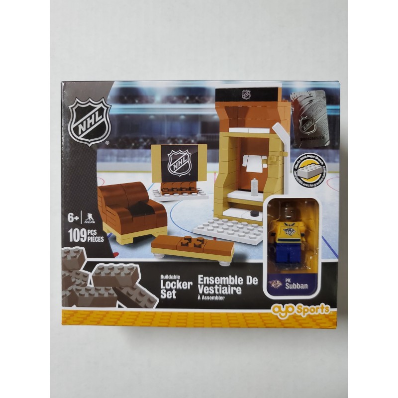 PK Subban Nashville Predators Oyo Sports/K'Nex NHL Locker Set 109 pcs