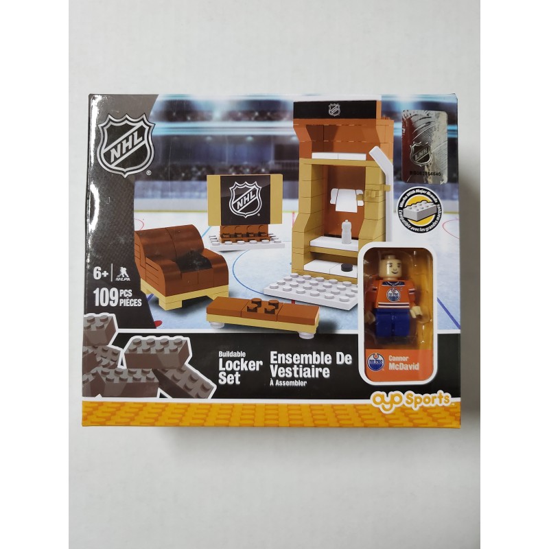 Connor McDavid Edmonton Oilers Oyo Sports/K'Nex NHL Locker Set 109 pcs