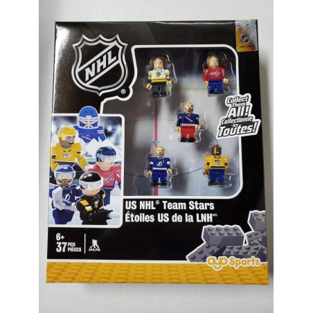 US NHL Team Stars (Crosby/Ovechkin/Lundqvist/Stamkos/Subban) Oyo Sports/K'Nex NHL 37 pcs