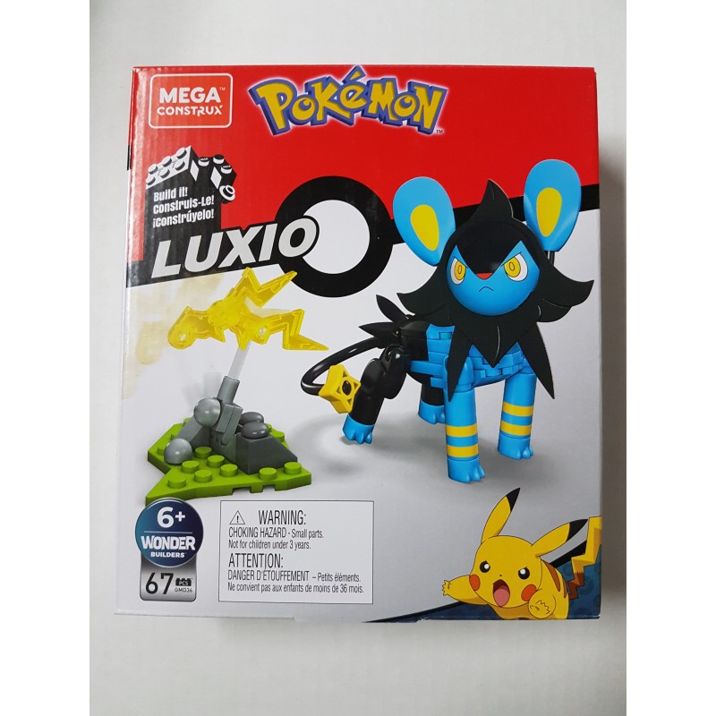 Mega Construx Pokemon Luxio 67 pcs Building Set