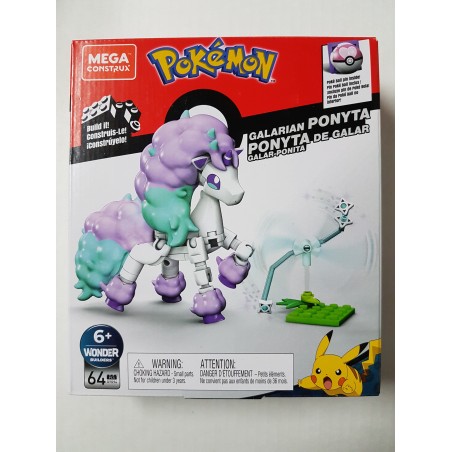 Mega Construx Pokemon Galarian Ponyta 64 pcs Building Set