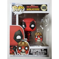 Marvel Deadpool & Wolverine 1400 Deadpool with Headpool Funko Pop