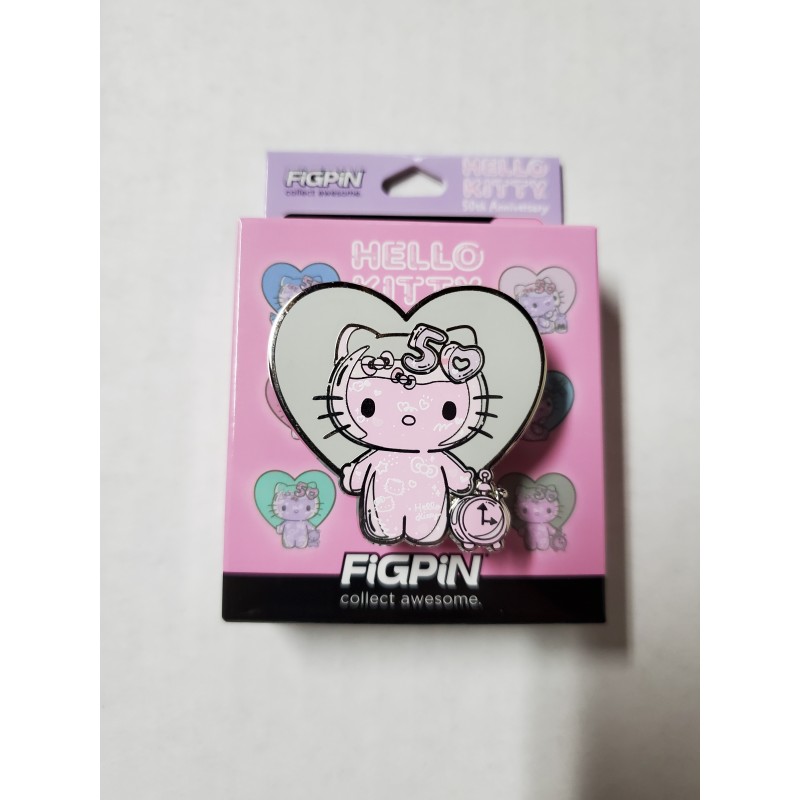 Hello Kitty CLOCK (Y163) Hello Kitty 50th Series 5 Mystery FiGPiN Épinglette