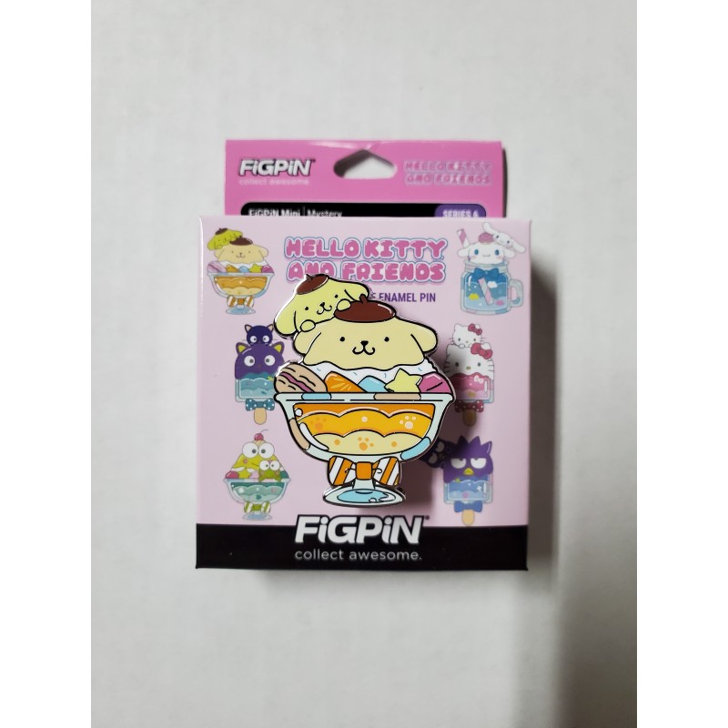 Pompompurin (Y496) Hello Kitty and Friends Series 6 Mystery FiGPiN Pin