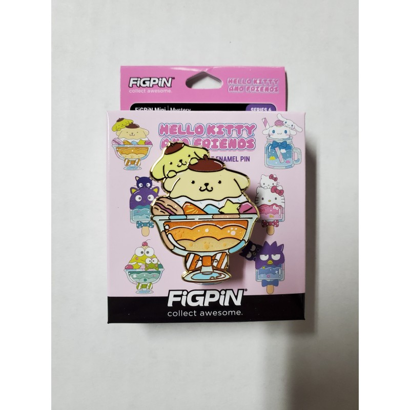 Glitter Pompompurin (Y500) Hello Kitty and Friends Series 6 Mystery FiGPiN Épinglette