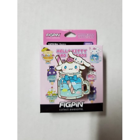 Glitter Cinnamoroll (Y502) Hello Kitty and Friends Series 6 Mystery FiGPiN Pin