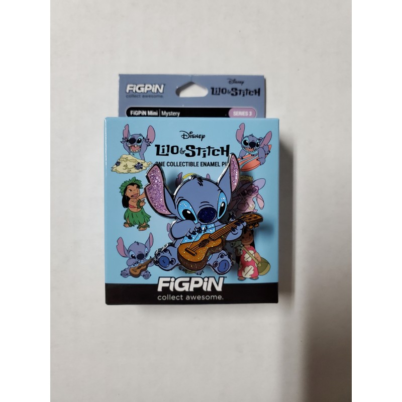 Glitter Stitch Ukelele (Y433) Disney Lilo & Stitch Series 3 Mystery FiGPiN Épinglette