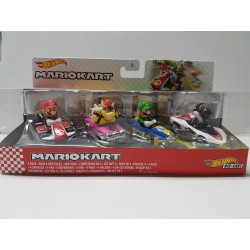 4-Pack Hot Wheels Mario Kart