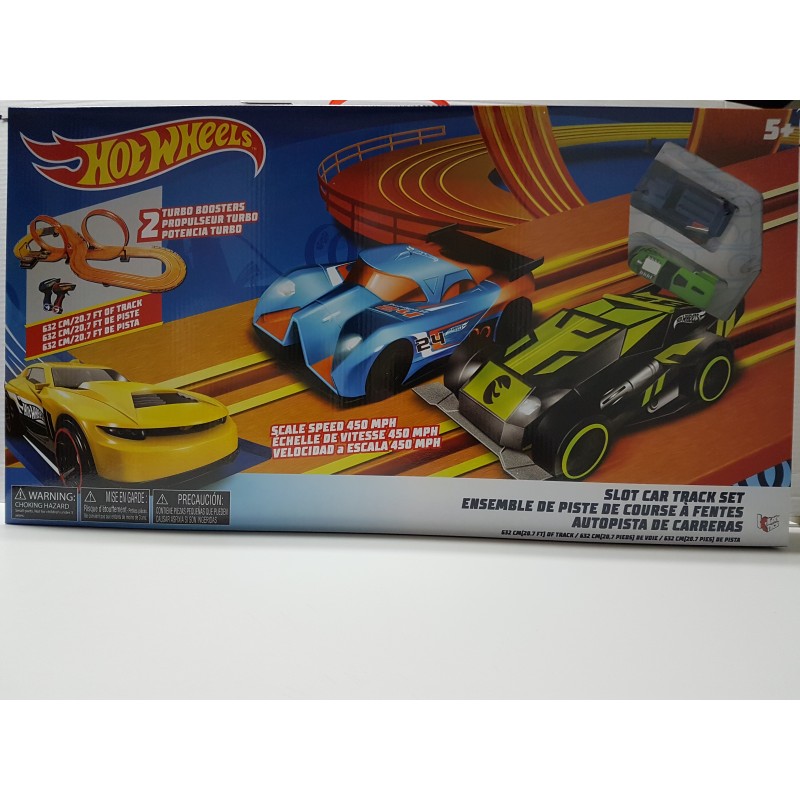 Hot Wheels Electric Slot Car Track Set 20.7ft