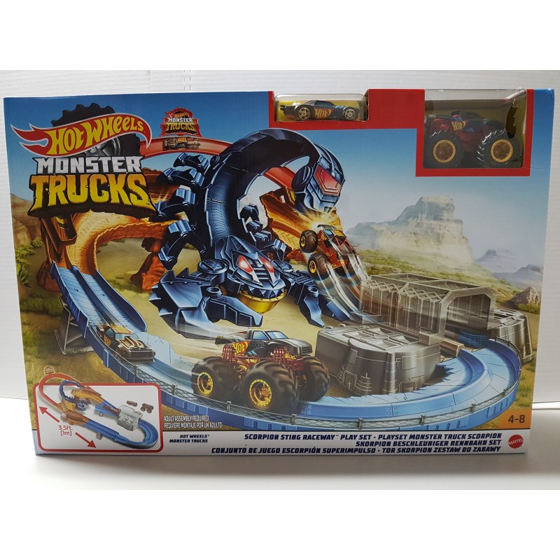 Hot Wheels Monster Truck Scorpion Sting Raceway