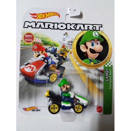 Luigi (Standard Kart) Hot Wheels Mario Kart