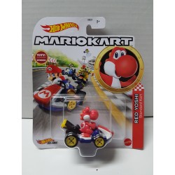 Red Yoshi (Standard Kart) Hot Wheels Mario Kart